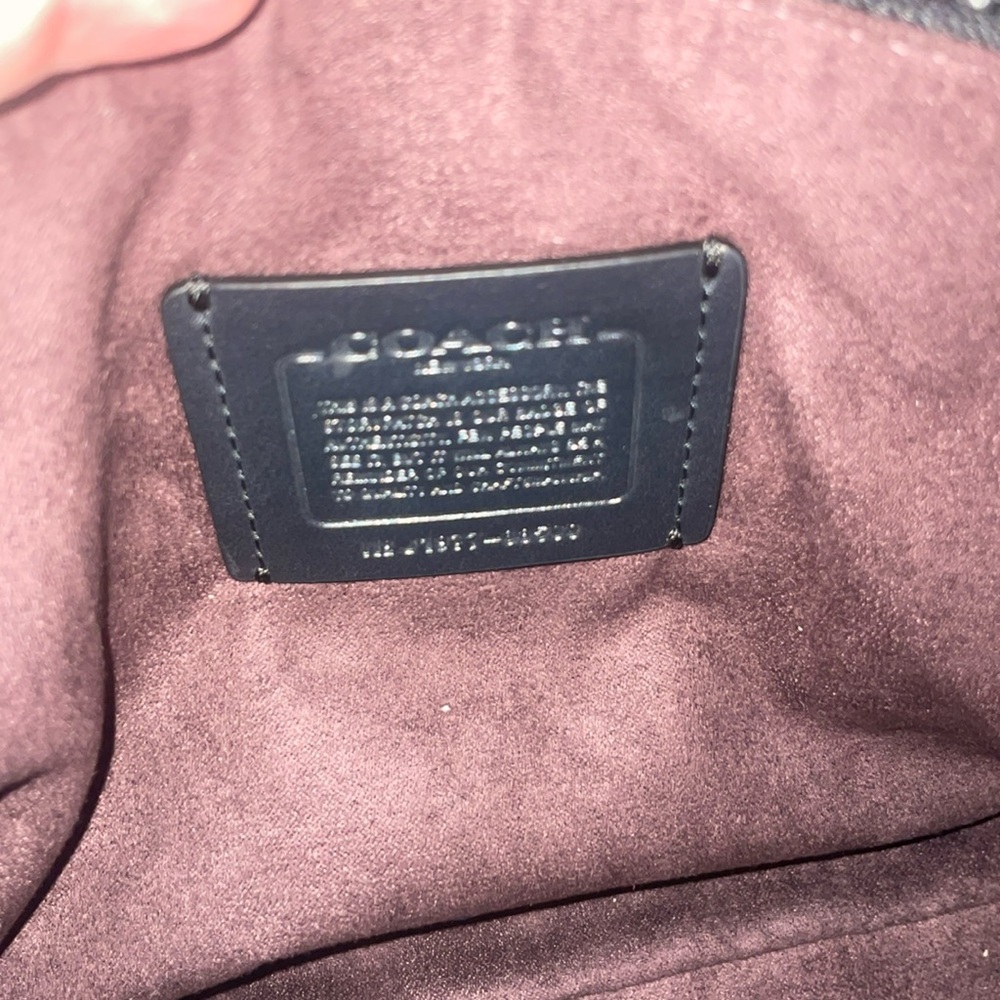 Coach Signature 3 colors Velour Stripe Wristlet Clutch - Picture 7 of 7